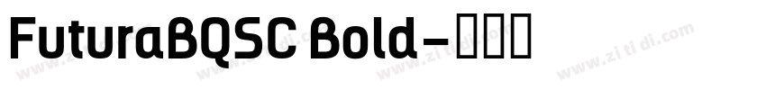 FuturaBQSC Bold字体转换
